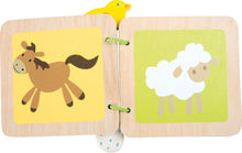 Load image into Gallery viewer, Wooden Baby Farm Book