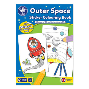 Outer Space Colouring Book