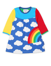 Load image into Gallery viewer, Rainbow Applique Dress