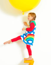 Load image into Gallery viewer, Rainbow Applique Dress