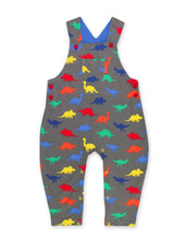 Load image into Gallery viewer, Dinosaur Print Dungarees