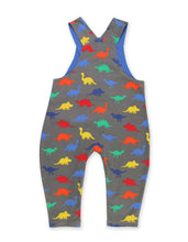 Load image into Gallery viewer, Dinosaur Print Dungarees