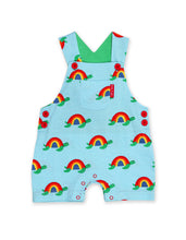 Load image into Gallery viewer, Multi Turtle Print Dungaree Shorts