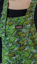 Load image into Gallery viewer, Camo Dinosaur Stretch Twill Dungarees