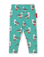 Load image into Gallery viewer, Teal Seagull Print Leggings