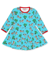 Load image into Gallery viewer, Horse Skater Dress