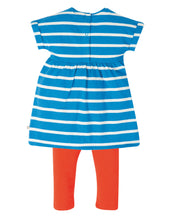 Load image into Gallery viewer, Olive Outfit - Motosu Blue Stripe/Sealife