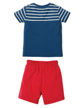 Load image into Gallery viewer, Porthleven Outfit - Marine Blue Breton/Turtle