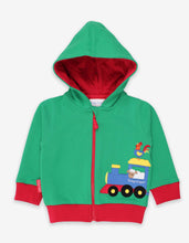 Load image into Gallery viewer, Animal Train Applique Hoodie