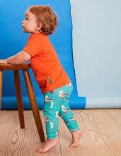 Load image into Gallery viewer, Teal Seagull Print Leggings