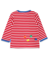 Load image into Gallery viewer, Triceratops Applique LS Top