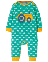 Load image into Gallery viewer, Charlie Romper - Pacific Aqua Tractors