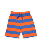 Load image into Gallery viewer, Orange and Blue Stripe Shorts