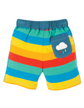 Load image into Gallery viewer, Little Stripy Shorts - Multi Rainbow Stripe