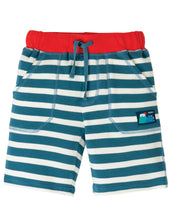 Load image into Gallery viewer, Stripy Shorts - Steely Blue Stripe