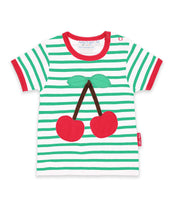 Load image into Gallery viewer, Cherry Applique T-Shirt