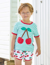 Load image into Gallery viewer, Cherry Applique T-Shirt