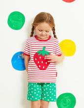 Load image into Gallery viewer, Strawberry Applique T-Shirt