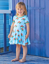 Load image into Gallery viewer, Multi Turtle Print Skater Dress