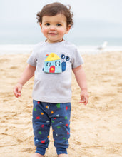 Load image into Gallery viewer, Button Off Applique Top -Grey Marl/Snail