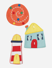 Load image into Gallery viewer, Button Off Applique Top -Grey Marl/Snail