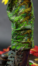 Load image into Gallery viewer, Camo Dinosaur Stretch Twill Dungarees