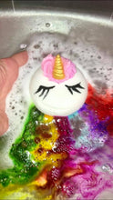 Load image into Gallery viewer, Unicorn Rainbow Bath Bomb