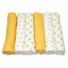 Load image into Gallery viewer, Muslin Squares 70x70cm 6pk