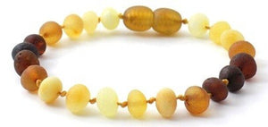 Amber Unpolished Modern Rainbow Children's Bracelet