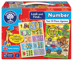 Look & Find Number Jigsaw