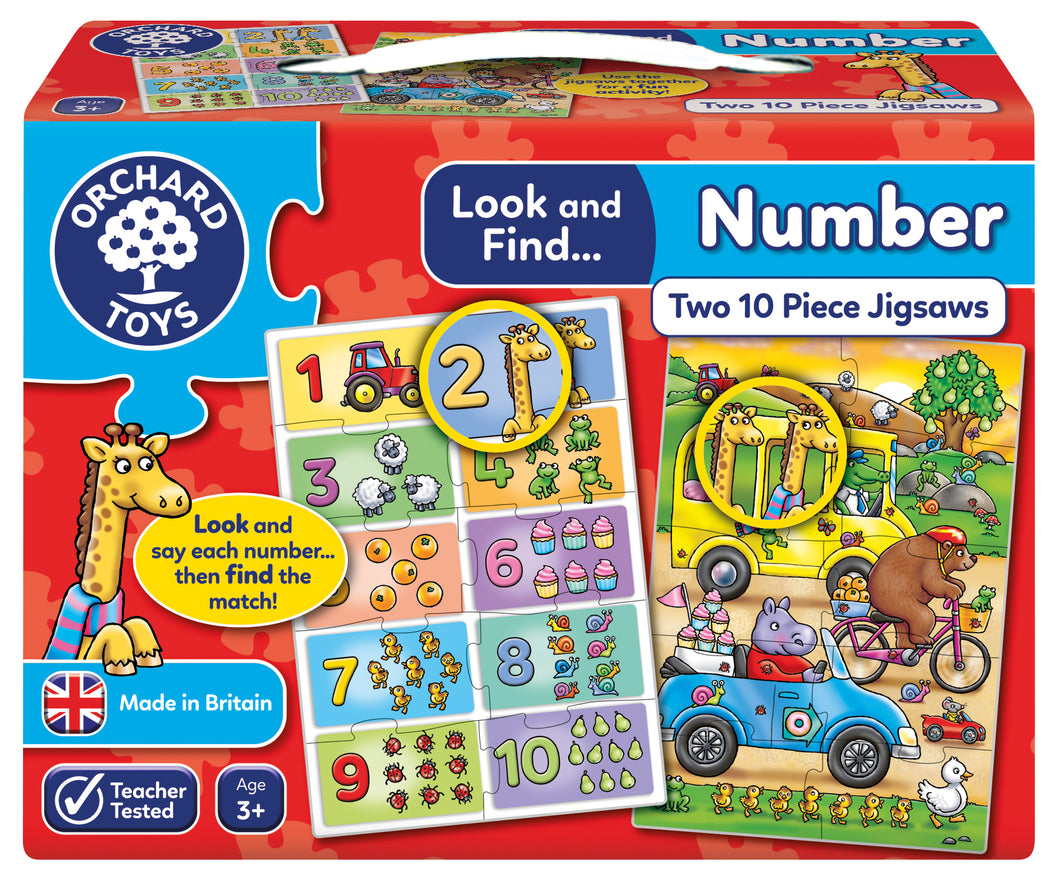 Look & Find Number Jigsaw
