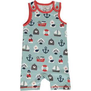 Blue Ocean Short Playsuit