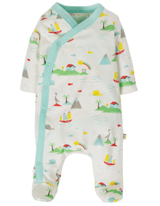 Kai Kimono Babygrow - Island Life