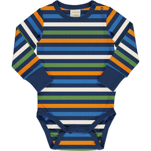 Stripe Navy LS Body