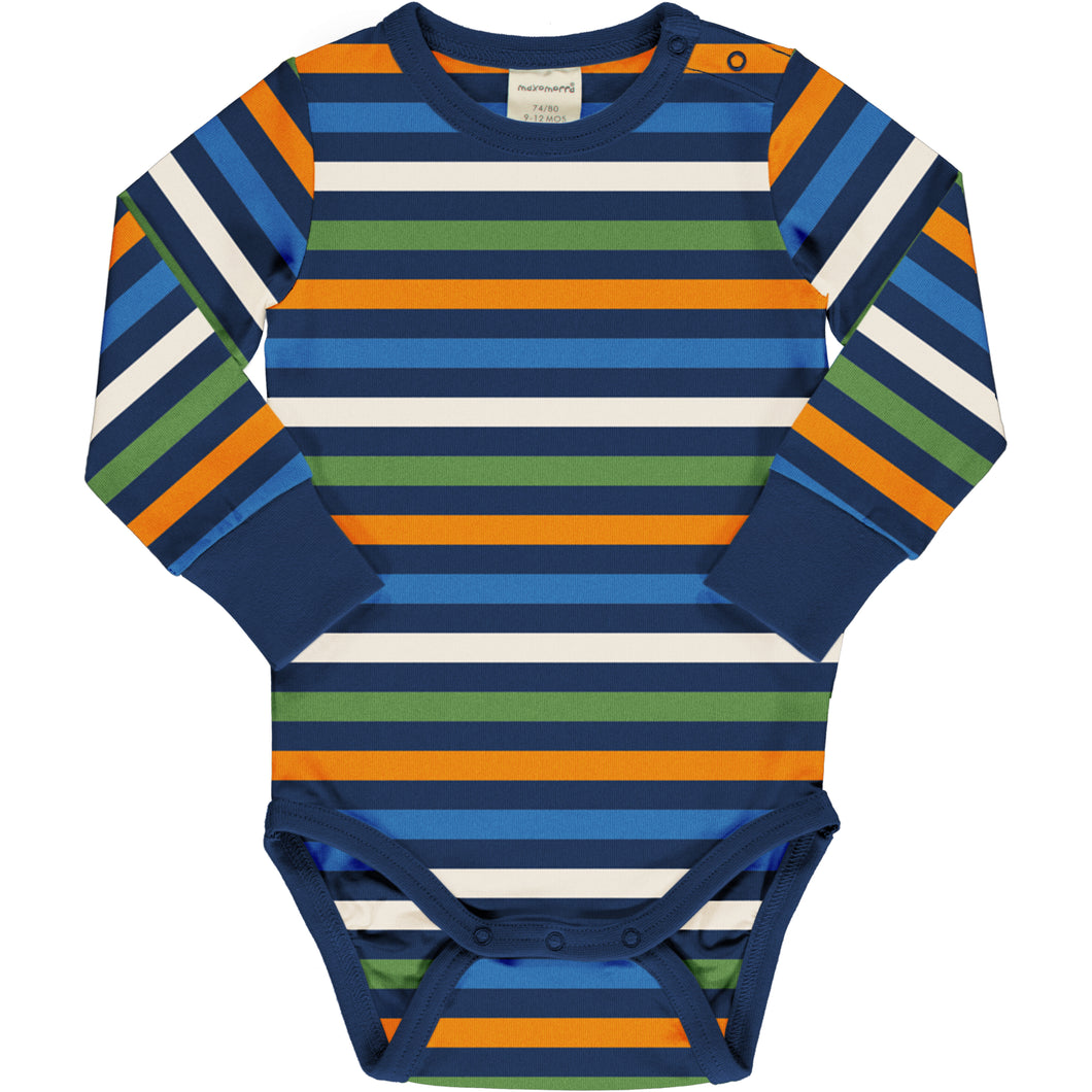 Stripe Navy LS Body