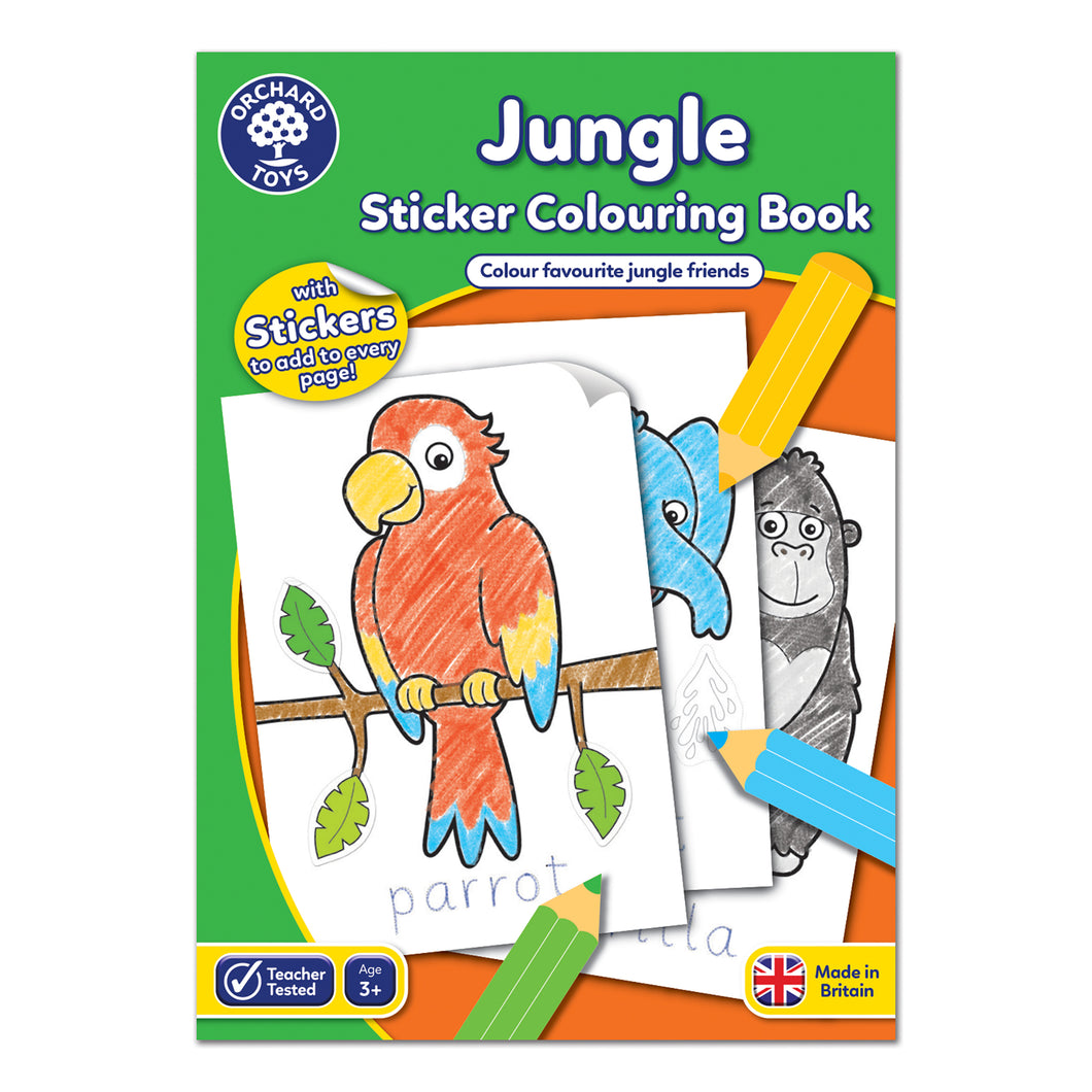 Jungle Colouring Book