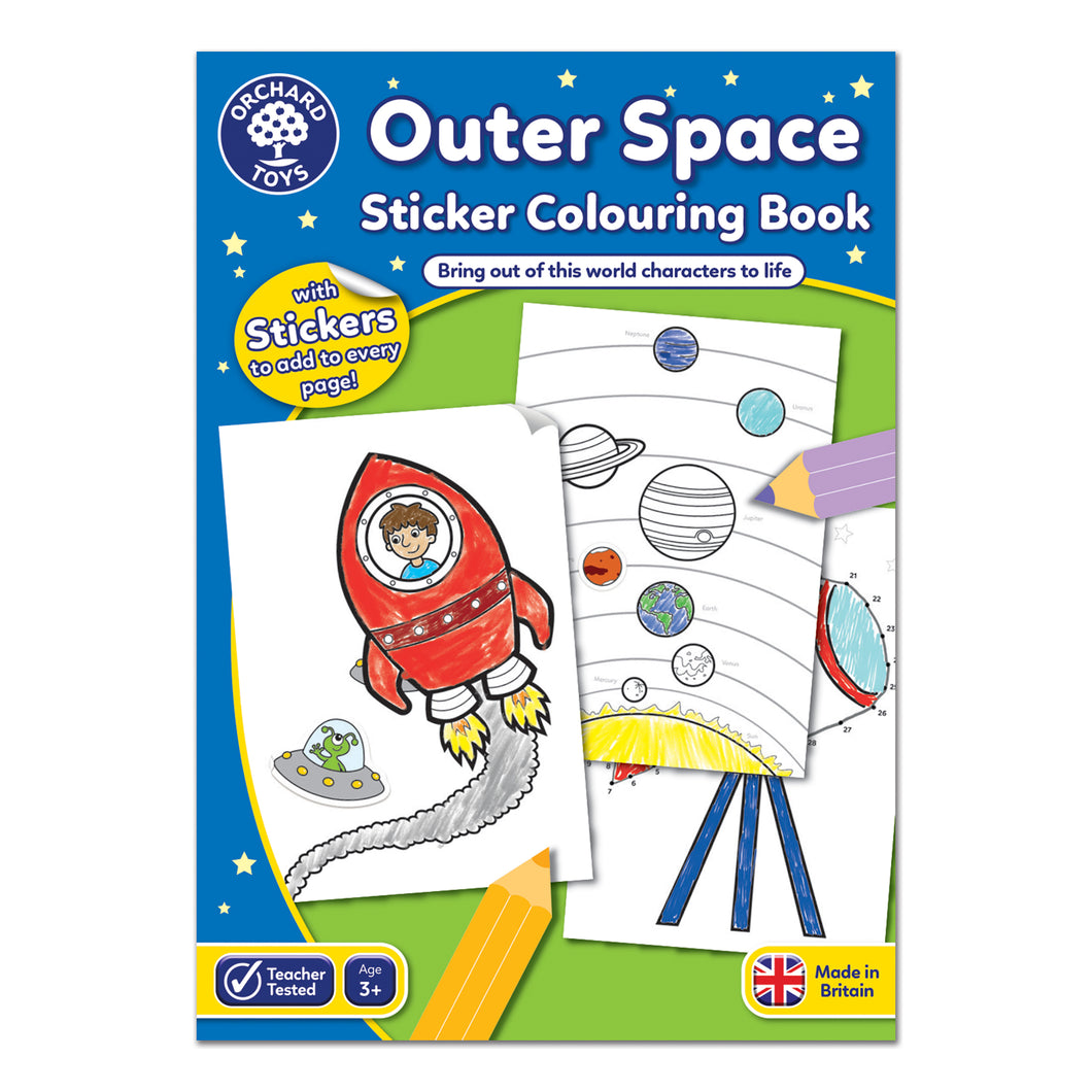 Outer Space Colouring Book