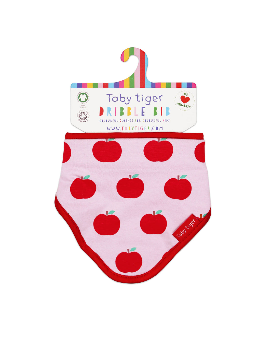 Apple Dribble Bib