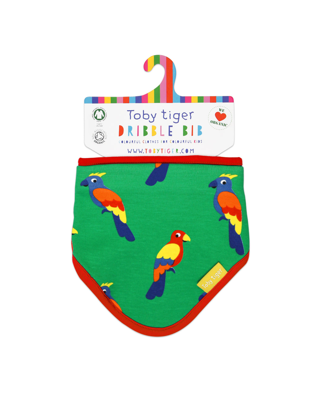 Parrot Dribble Bib