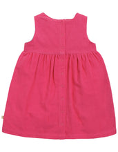 Load image into Gallery viewer, Lily Cord Dress - Flamingo/Flower truck

