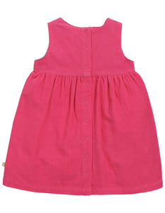Lily Cord Dress - Flamingo/Flower truck