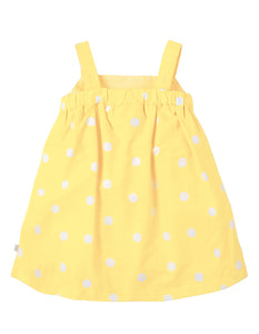 Jess Party Dress - Sunshine Polka dot/Ice Cream