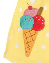 Load image into Gallery viewer, Jess Party Dress - Sunshine Polka dot/Ice Cream
