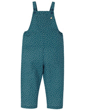 Load image into Gallery viewer, Lexi Linen Dungarees - Steely Blue Scatter Spot

