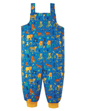 Load image into Gallery viewer, Parsnip Dungaree - Cobalt Big Cats
