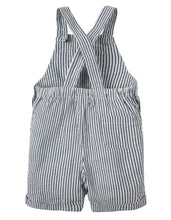 Load image into Gallery viewer, Godrevy Dungaree - Seersucker/Crab
