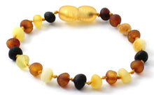 Load image into Gallery viewer, Amber Unpolished Multi-colour Children&#39;s Bracelet
