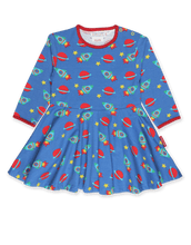 Load image into Gallery viewer, Space Skater Dress
