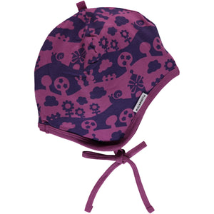 Purple Landscape Helmet Hat