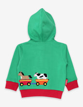 Load image into Gallery viewer, Animal Train Applique Hoodie

